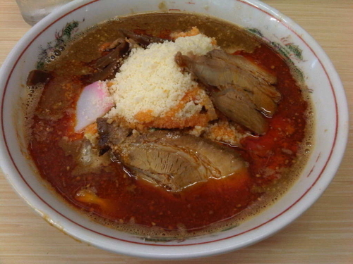 「ごま味噌チーズら～めん(1000円)」@ら〜めんタンクの写真