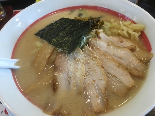 「とんこつチャーシューめん637円」@幸楽苑 水戸50号バイパス店の写真