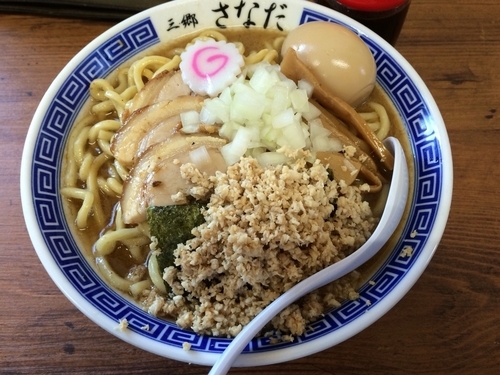 「中華そば大盛り」@つけめん さなだの写真