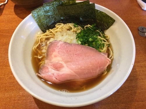 「煮干しそば&ニボ玉」@麺屋 烈の写真