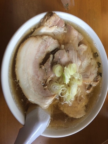 「チャーシューメン大盛り」@青竹手打ちラーメン 日向屋の写真