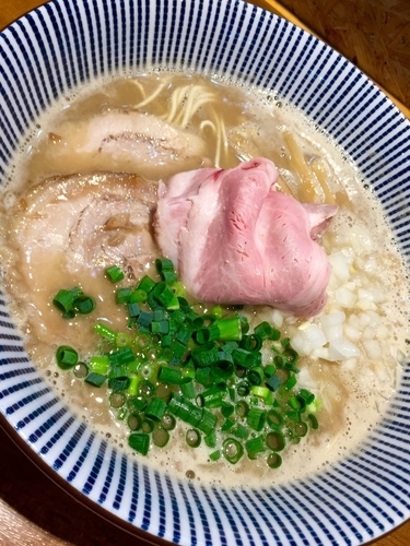 「【限定①】あら炊魚豚骨そば ￥800」@寿製麺よしかわ 川越店の写真