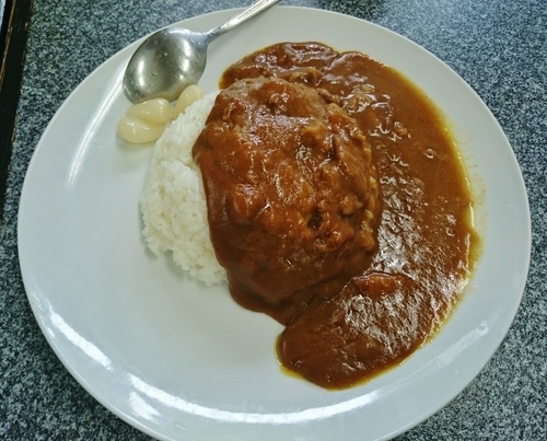 「ビーフカレーライス 540円」@ときわ食堂の写真