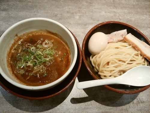 「味玉つけ麺(中盛・250g)880円」@麺処 湊生の写真