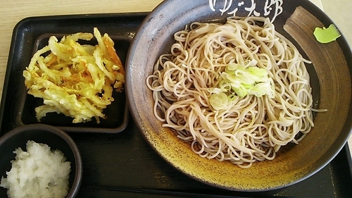 「朝そば（おろし）冷」@江戸切りそば ゆで太郎 館林緑町店の写真