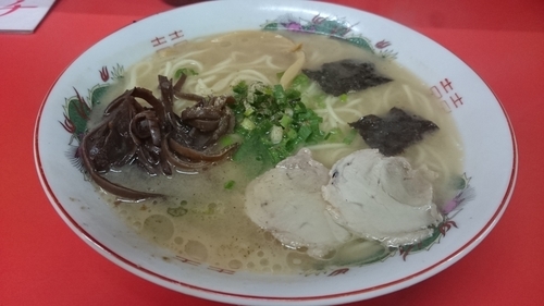 「Bセット(らーめん+半焼き飯)」@来々軒の写真