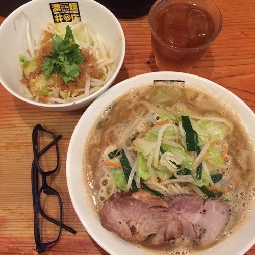 「濃菜麺＋すっぱベジ」@濃菜麺 井の庄の写真