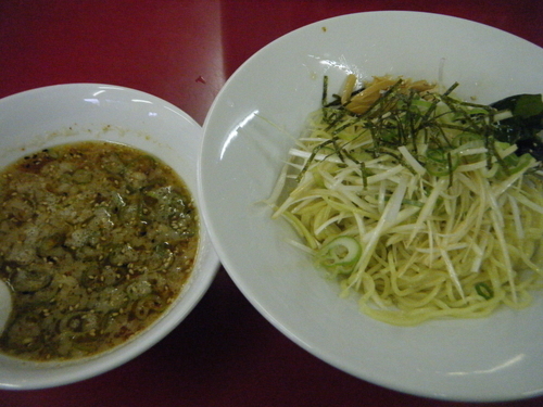 「ネギつけ麺800円」@ラーメンショップ 福島西店の写真