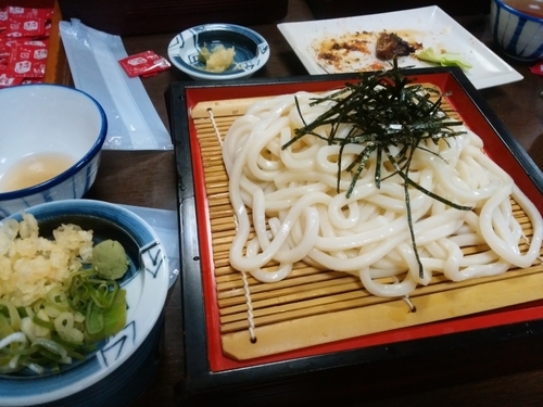「うどん＋うずら」@日野家の写真