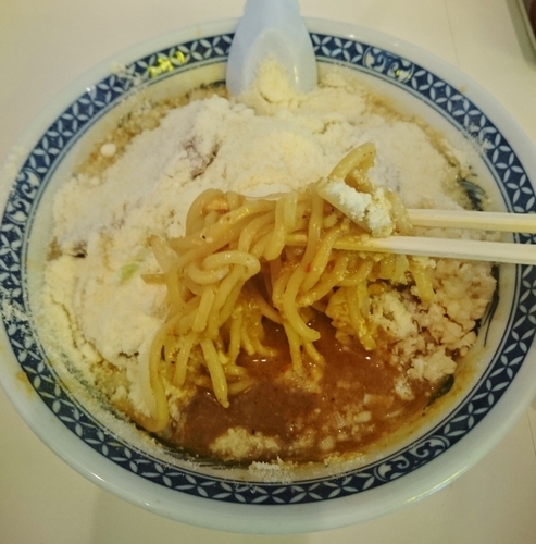 「スープカレーそば＋粉チーズ 930円」@麺家ぶんすけの写真