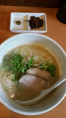 「鶏SOBA塩」@らーめん 銀杏 亀有店の写真