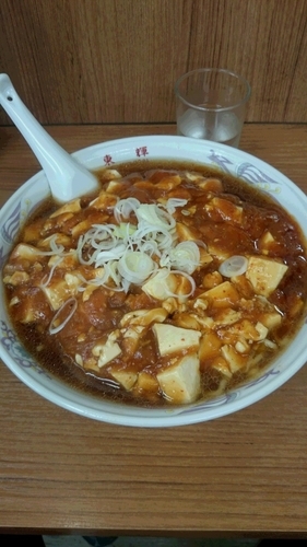 「麻婆ラーメン￥830+大盛￥160」@東輝の写真