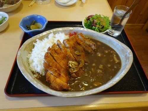 「カツカレー」@あさひや食堂の写真