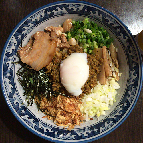 「夜営業限定 カレーまぜそば」@麺処 さとう 桜新町店の写真