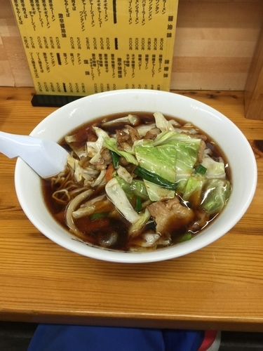 「肉そば 大盛 700円」@みちのくラーメンの写真