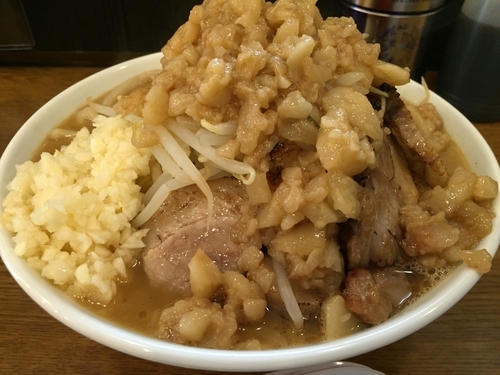 「ラーメン 400g 750円」@眞久中の写真