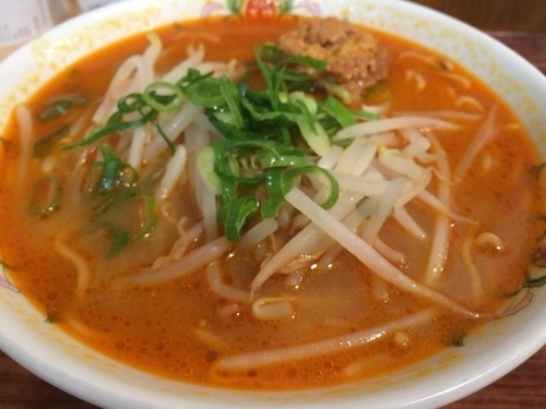 「辛味噌ラーメン ￥５３８」@餃子の王将 アリオ亀有店の写真