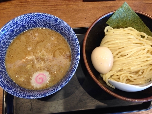 「つけ麺並+半熟卵 630」@舎鈴 桶川店の写真