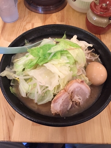 「野菜ラーメン 醤油  600円」@つけ麺らーめん 蓮の写真