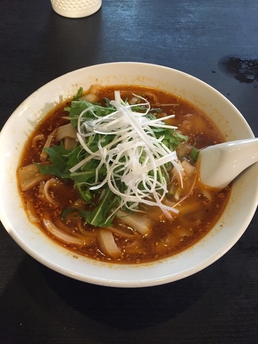 「刀削麺  マーラー味」@猪八戒 千駄ヶ谷本店の写真