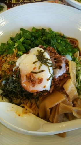 「台湾まぜそば(期間限定)」@バーミヤン 栗橋店の写真