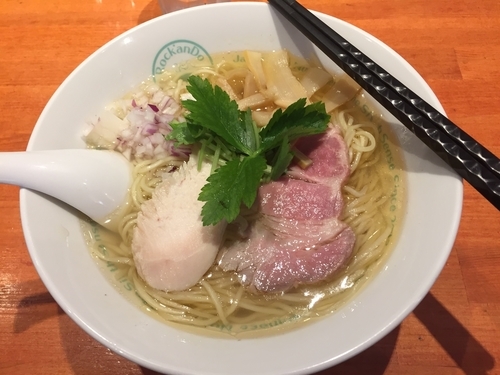 「塩ラーメン大盛 850円」@麺屋 六感堂 Rock'anDoの写真