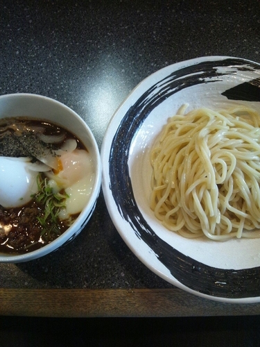 「つけ麺　黒辛」@つけ麺道 開花屋一貫 名古屋店の写真