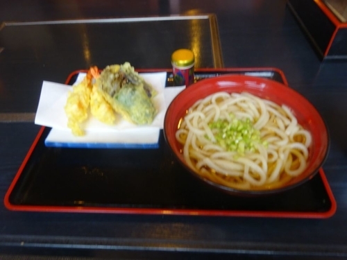 「天ぷらうどん」@お食事処 和楽の写真