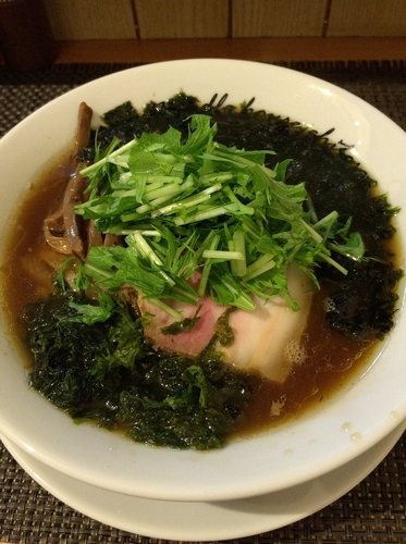 「土曜限定 闇出汁魚貝らぁ麺 800円」@麺庵ちとせの写真