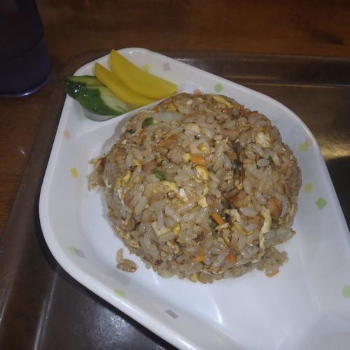 「ラーメン定食(750円)」@ラーメン長洲の写真