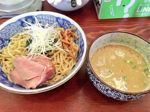 「生海苔のつけ麺 （並 200ｇ） 850円」@良温(Ra-on)の写真