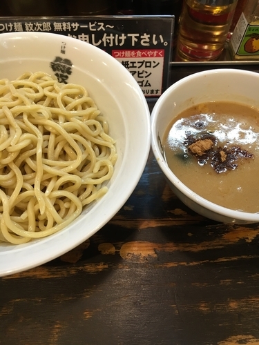 「つけ麺￥750」@つけ麺 紋次郎 大阪駅前第二ビル店の写真