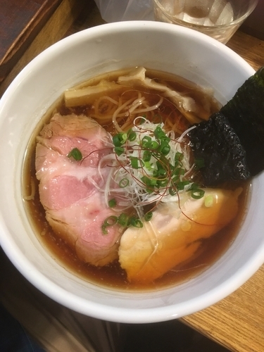 「鶏清湯 醤油らーめん750円」@麺庵 小島流の写真