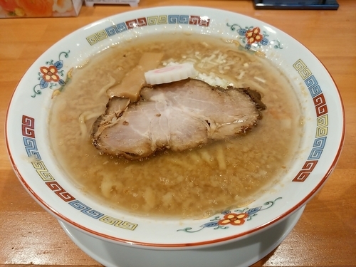 「醤油ラーメン(並盛・150g・こってり)594円」@かみなり太郎の写真