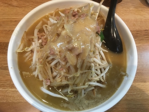 「味噌ラーメン800円、チンピラ玉子150円」@味噌麺処 楓の写真