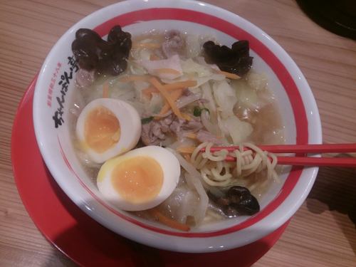 「近江ちゃんぽん＋味玉」@ちゃんぽん亭総本家 水道橋店の写真