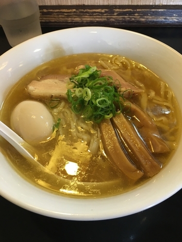 「アラクレ 味玉トッピング」@麺堂 稲葉の写真