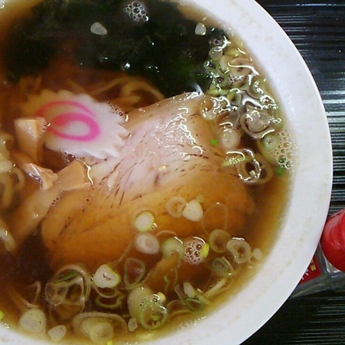 「昭和のしょうゆラーメン(600円）」@蜂屋 吉水支店の写真