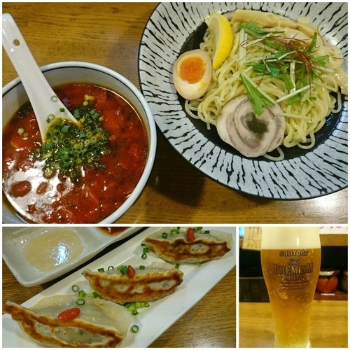 「完熟トマトとアンチョビのとろみ塩つけ麺 ￥880」@らーめん しおの風 本店の写真