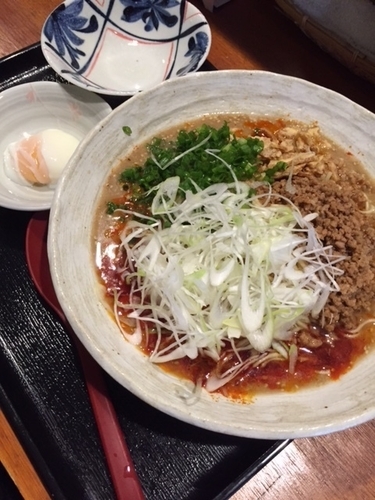 「広島流汁なし坦々麺　800円」@広島流つけ麺 からまるの写真