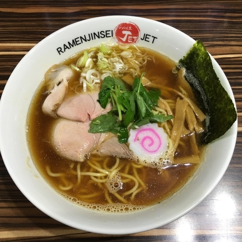 「限定醤油ラーメン」@ラーメン人生 JET 福島本店の写真