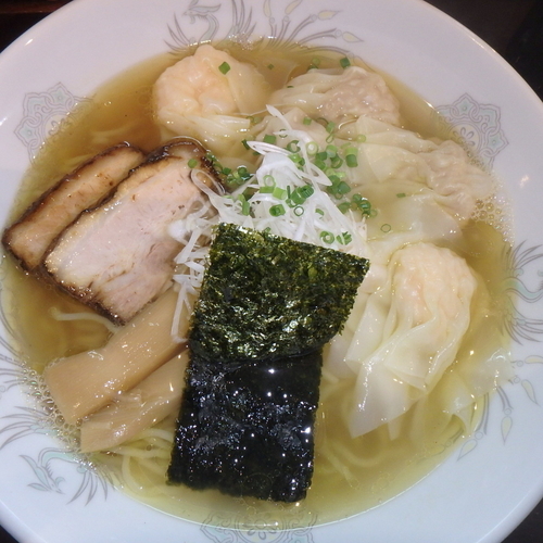 「特製ワンタン麺(980円)(白)」@支那そば かつみの写真