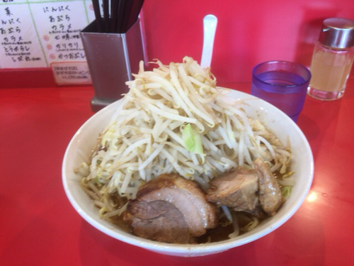 「小ラーメン+豚２枚+タマネギ」@麺屋 桐龍の写真