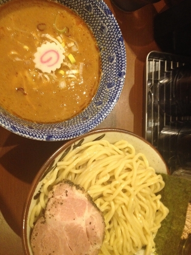 「辛つけ麺（850円）」@俺の麺 春道の写真