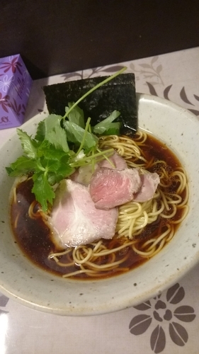 「黒そば 生    ８００円」@麺工 小烏丸の写真