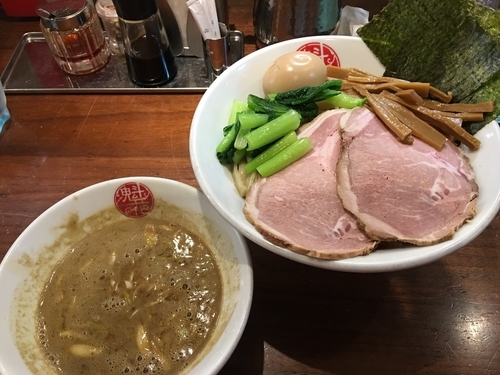 「魁花つけ麺Z 1000円 大盛り400g無料」@天然魳煮干だしらーめん創房 魁花の写真