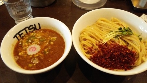 「辛つけめん大盛」@つけめん102 川口店の写真