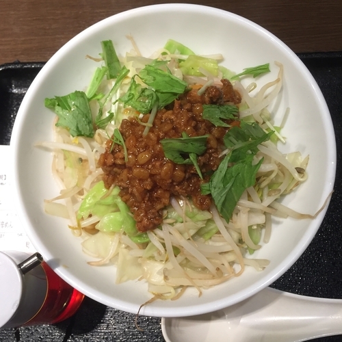 「まぜ辛めん」@リンガーハット 京急鶴見店の写真