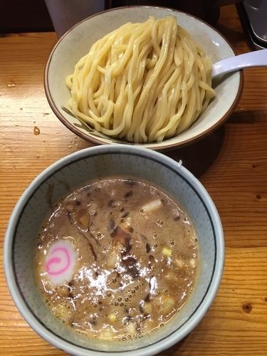 「濃厚つけ麺  中盛  850円」@銀座 朧月の写真