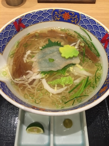 「ふぐだし潮らーめん  1000円」@ふぐだし潮 八代目けいすけ 東急プラザ銀座店の写真